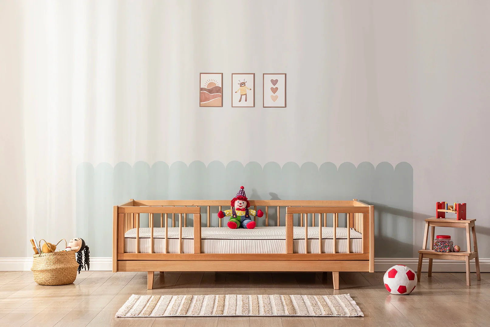 House Of Dreamz - Kindermatras van biologische wol 1 - 8 jaar