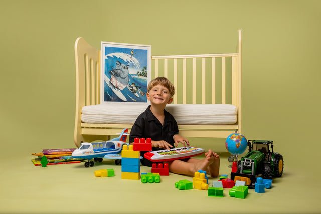 House Of Dreamz - Kindermatras van biologische wol 1 - 8 jaar - House Of Dreamz